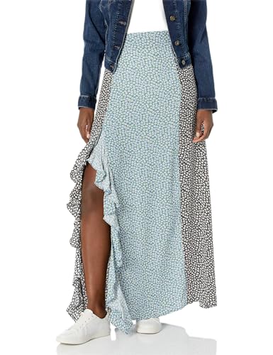 Sugar Lips Women's Ellenview Mixed Print Maxi Skirt