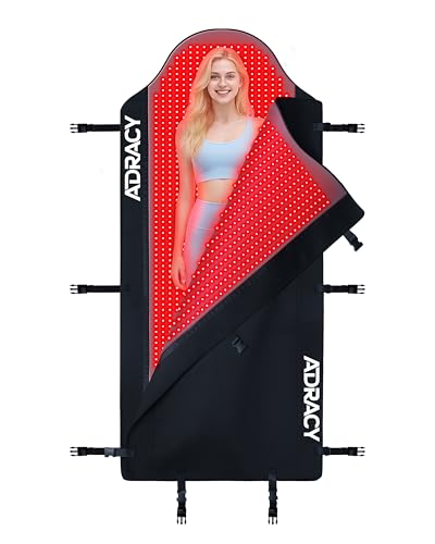 Adracy 2026 Upgraded Triple-Mode Red Light Therapy Mat for Full Body Pain Relief, FSA&HSA Eligible 72.0' x 33.4' Medical-Grade TPU Red Light Blanket with 2600 Dual-Wave (660nm & 850nm) LEDs