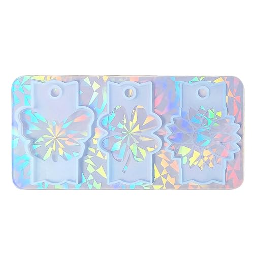 SHOOYIO Personaliza tu taza con este molde de silicona para placa de nombre, personalización de la tapa para vasos y llaveros con agujero