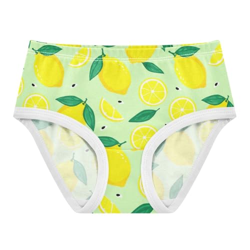 Girls' Underwear Fruit Lemon Green Toddle Brief Panties 2301963