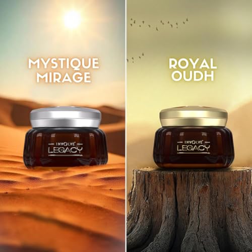 Image of Involve Your Senses Legacy Royal Oudh Car Perfume | Premium Long-Lasting Car Air Freshener | Luxury Car Fragrance | Car Interior Accessories | Car Perfume & Freshener | 50g