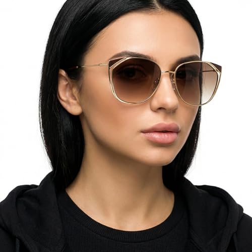 Image of Vincent Chase By Lenskart |Full Rim Cat Eye | Economic Range | Branded and Stylish Sunglasses | 100% UV Protected | Women | VC S15795