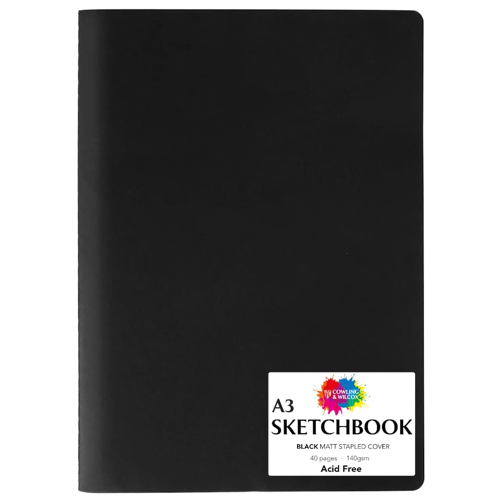 Cowling & Wilcox Undefined Black Matte College Sketchbook (A3)