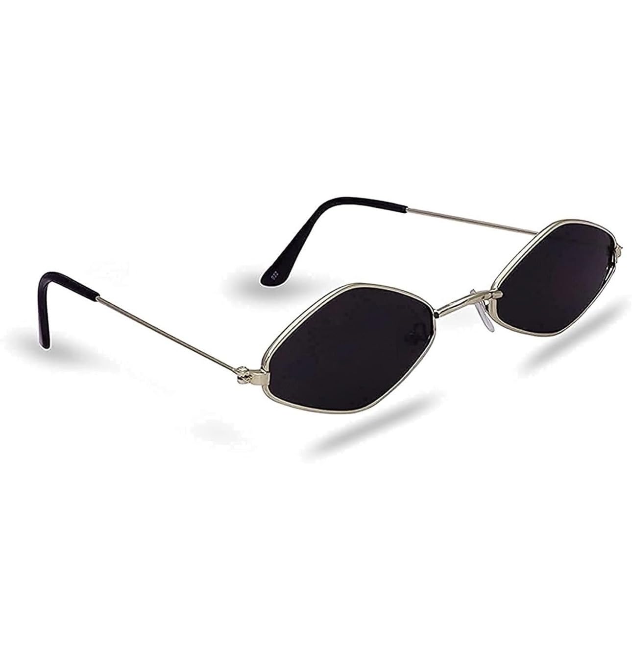 Cat Eye Diamond Cut Sunglasses, Goggles for Women's and Men With UV Protection.-image-31