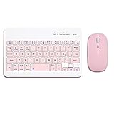 teclado bluetooth para tablet 7 pulgadas 5. Hermoso: este producto está hecho con una exquisita artesanía funcional, y su apariencia es muy elegante y hermosa.