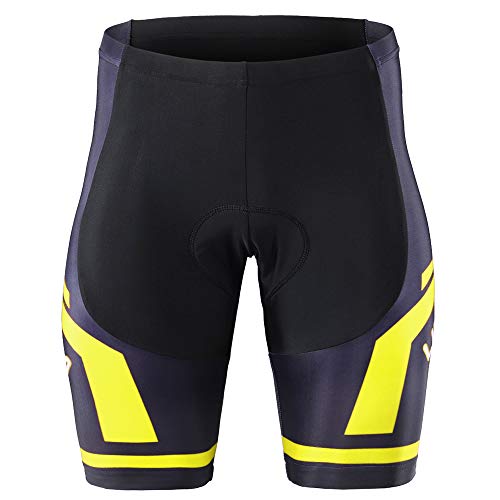 Calção, Andoer Calções de ciclismo masculino Calções de bicicleta com almofada de almofada Calções c