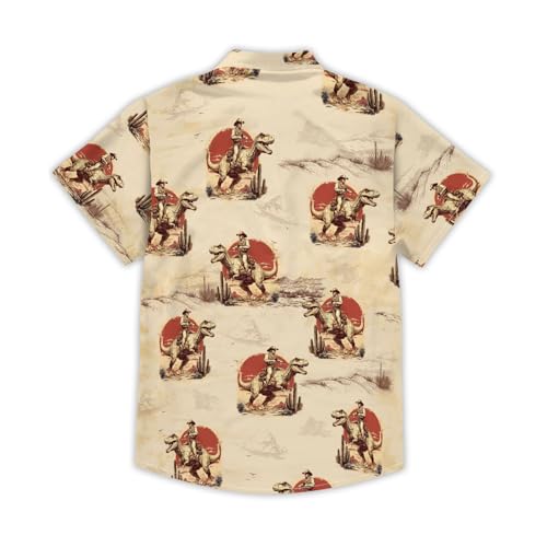 BJU Mens Hawaiian Shirt Summer Beach Tropical Vacation Print Aloha Shirt Casual Short Sleeve Button Down Shirt3