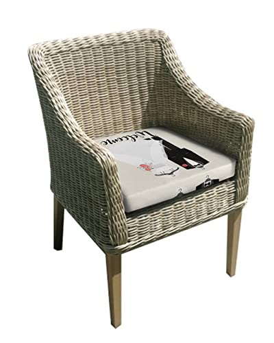 Wedding Welcome Indoor Outdoor Couch Cushion Covers Replacement 2 Pack, Waterproof Chair Sofa Seat Cover with Ties 20x18x4 Gown Wedding Marry