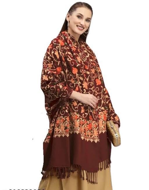 WOMEN SHAWLS, WOMEN STOLES,SHAWLS FOR WOMEN, SHAWLS,STOLES, EMBROIDERY SHAWL FOR WOMEN,EMBROID AMR-P164-image-30