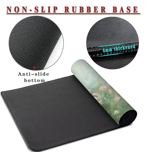 Tapis de souris imperméable extra large 900x300mm caoutchouc antidérapant - 3