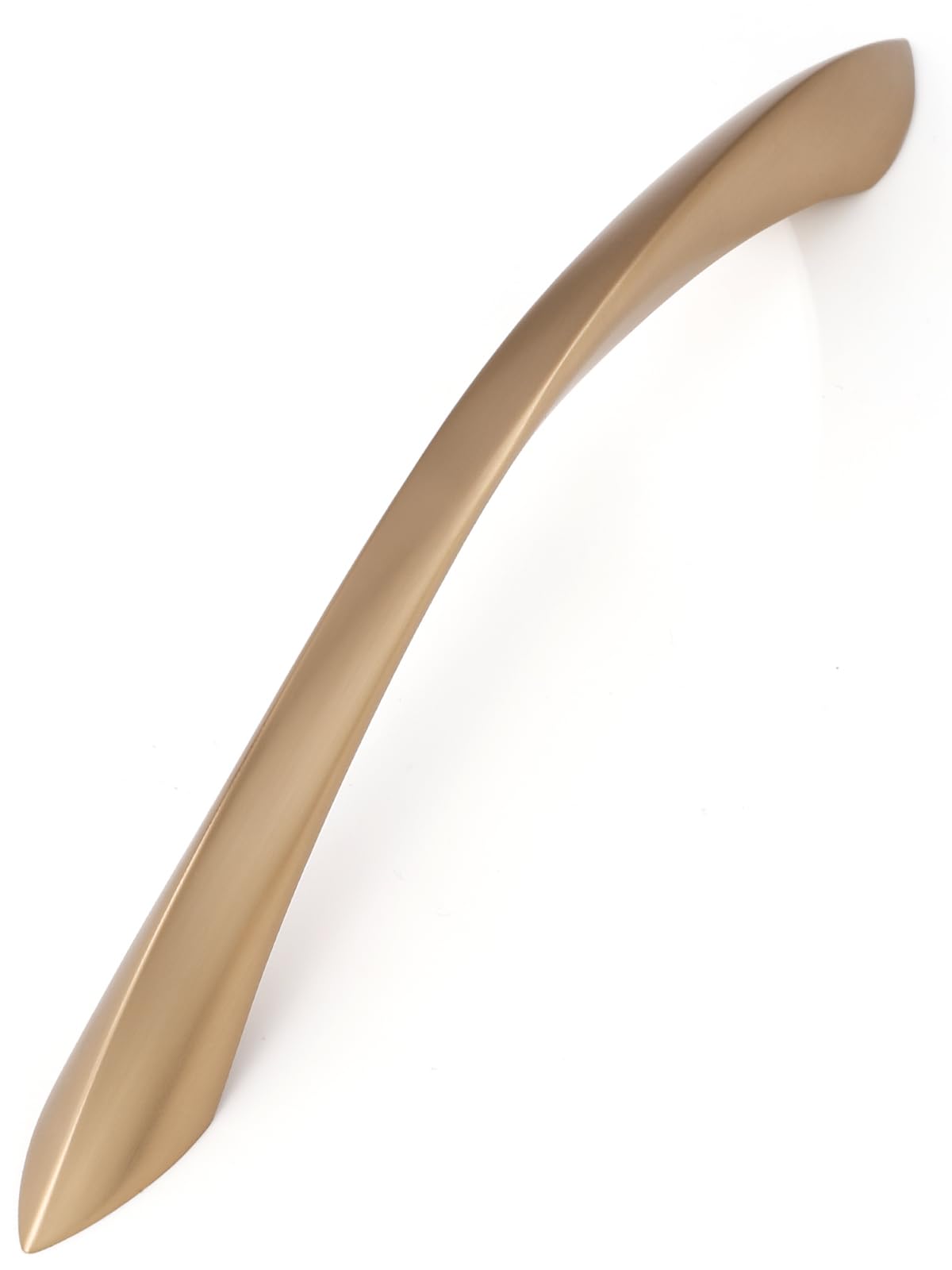 5 Pack Champagne Bronze Cabinet Pulls 6.3 Inch Arch Twisted Brass Handles Drawer Kitchen Cupboard Bathroom Dresser Cabinet Hardware Zinc Alloy