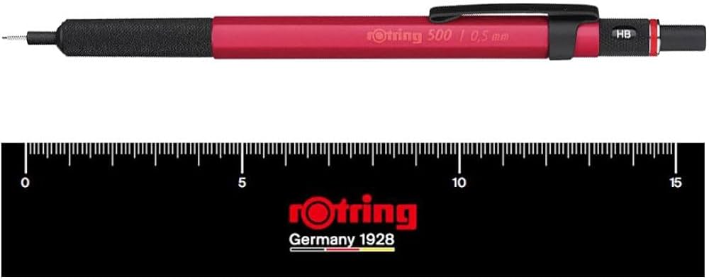 Amazon.co.jp: rotring ロットリング 500レッド 0.5mm シャープ