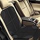 JNNJ Autositzschoner, Sitzschoner Auto Kindersitz, Wasserdichter Autositzauflage Mit Netztaschen Und Seitenschutz, Kindersitzunterlage Schoner Für Kindersitz(Schwarz)
