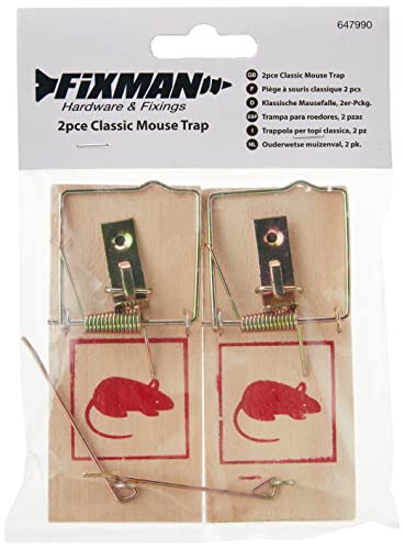 FIXMAN Silverline Classic Mouse Trap 2pce 2pce