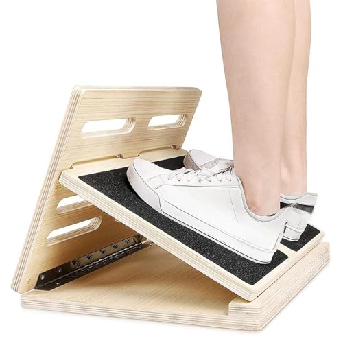 Incline Board, Calf Stretcher, Balance Board de madera miniatura 4