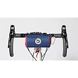 ULAC NEO PORTER COURSIER PULSE 自転車 ハンドルバーバッグ バイク フロントフィードバッグ ロードバイク マウンテンバイク サイクリング 旅行用 (ネイビー, 1.1L)