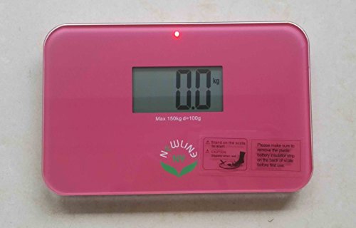 image for NewlineNY Auto Step On Super Mini Travel Bathroom Scale, 5.25