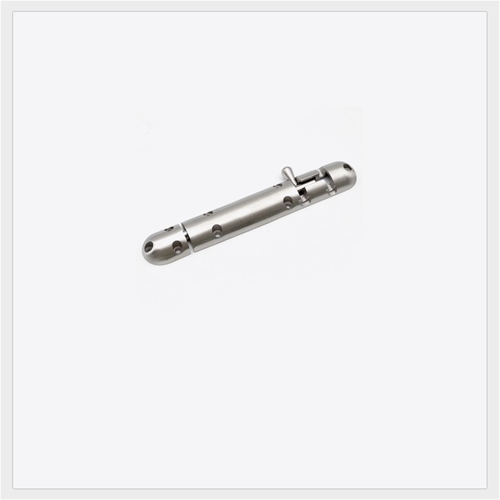 Verrou de porte DK614-3 en acier inoxydable grande boucle de fermeture finition brossée