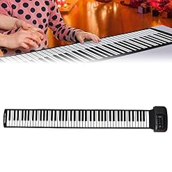 Roll Up Piano, Roll Piano LED Affichage NuméRique du Tube 88 Touches Flexible pour Pianiste (Prise UE) - Les Beatles, Paul McCartney, John Lennon, RIngo Starr, George Harrison Roll Up Piano, Roll Piano LED Affichage NuméRique du Tube 88 Touches Flexible pour Pianiste (Prise UE) – Image 3