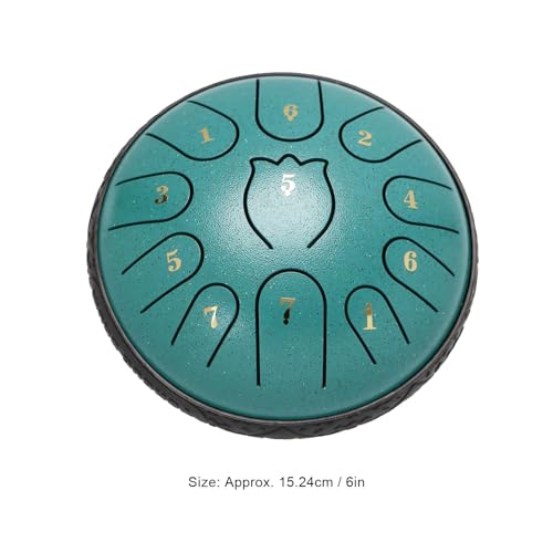 Tambor Steel Tongue 6 Inch 11 Tonos Verde miniatura 7