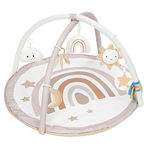Little Dove Baby Gym And Infant Play Mat Rainbow Design For Newborn Stage-Based Developmental Activity Gym For Babies To Toddlers With 7 Toys #TOP25