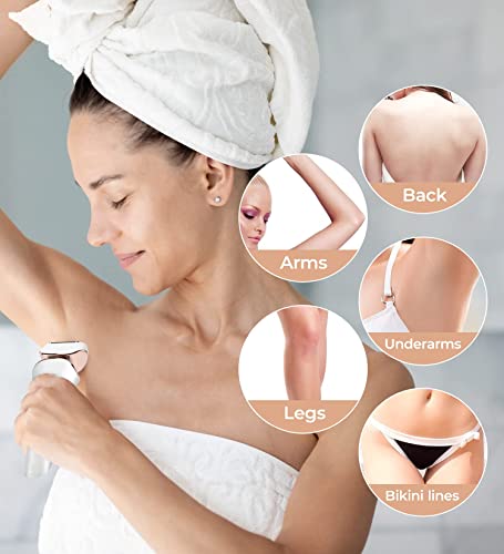 Image of Electric Razor for Women Rechargeable Shaver for Women Portable Lady Shaver | Portable Electric Women Razor for Legs, Arm, Underarms, USB Rechargeable, Wet /Dry Waterproof Women Bikini Trimmer Gold