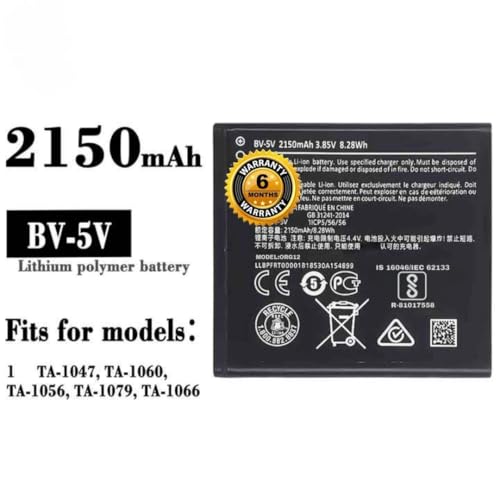 Image of Original BV-5V Battery for Nokia 1 TA-1047 / TA-1060 / TA-1056 /TA-1079 /TA-1066 / Battery with 6 Month Warranty***(G000249)