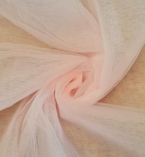 Image of SATYAM KRAFT Multipurpose Net Fabric Soft Cloth Roll | Wedding, Valentine & Party Decoration Items, Birthday, Anniversary | Stage, Tent, Backdrop, Mandap Festive, Event Decor Net (Pink, 5 Meter)