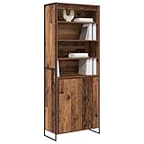 【Soluzione di stoccaggio versatile】 Questo armadio alto è una soluzione perfetta per chi ha bisogno di spazio in casa. La forma rettangolare offre spazio a sufficienza per riporre oggetti senza ingombrare troppo. Realizzato in legno ingegnerizzato, è resistente e durevole. Ideale per chi desidera un ambiente domestico ordinato e con un tocco industriale, il suo design si integra bene in spazi moderni.