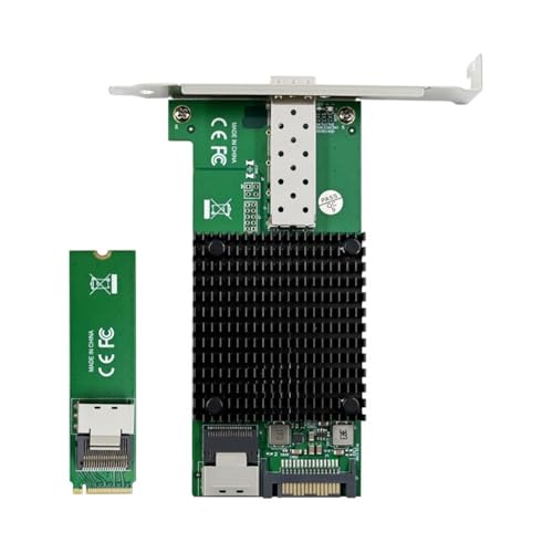 M.2 10G Server Network Card M.2 M X520-DA1 10G SFP+ Fiber Optic Industrial Computer Server Network Card JL82599EN Chip miniatura 3
