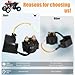 QAZAKY Starter Solenoid Relay Compatible with 50cc 70cc 90cc 110cc 125cc 150cc GY6 ATV Quad Scooter Go Kart Moped Chopper Pit Dirt Pocket Bike Kawasaki Chinese TaoTao Buyang Sunl Baja Roketa