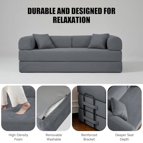 Luxury Velvet Sofa Bed Convertible
