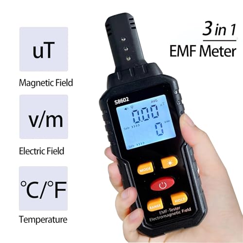 Medidor de radiación EMF 3 en 1 Detector de radiación miniatura 2