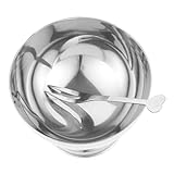 Coupe à dessert en métal : facile à ranger, il suffit d'empiler la tasse une autre tasse pour place dans votre armoire de cuisine, support à dessert