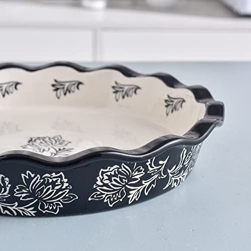 Wisenvoy Pie Pan Ceramic Pie Dish Pie Plate Deep Dish Pie Pan Non-Stick Pie Pans For Baking Pie Pans Pie Dishes #TOP4