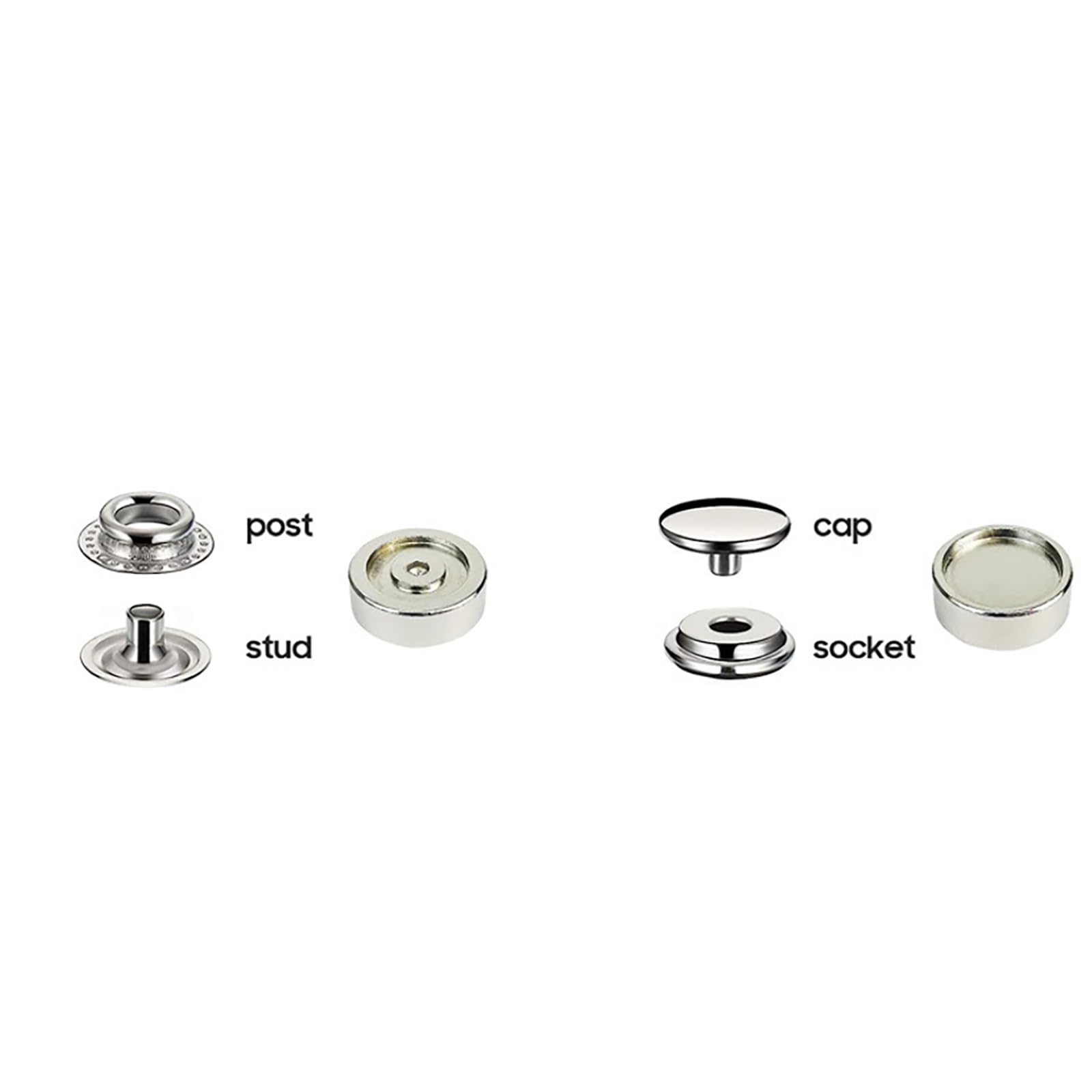 Alicates para Botones de Metal fáciles de Usar, Herramienta Resistente para Reparar Lonas, Lonas de Cuero y Costura.