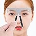 Règle De Sourcil, Outil Sourcil Professionnel Règle Sourcils Mesure Sourcils Microblading Pochoir Sourcils Reutilisable pour Maquillage Permanent Positionnement À Trois Points