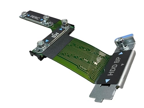 Compatible with DELL SAS+PCIE HDD BP Ribbon Cable,10GTK