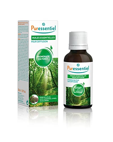 Puressentiel - Huiles Essentielles pour Diffusion - Diffuse Promenade en Forêt - 100% pures et naturelles - Libère un parfum ressourçant et revitalisant - 30 ml