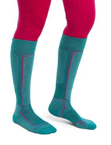 Image of Icebreaker Merino Women's Over the Calf Light Cushion Wool Ski Socks for Women