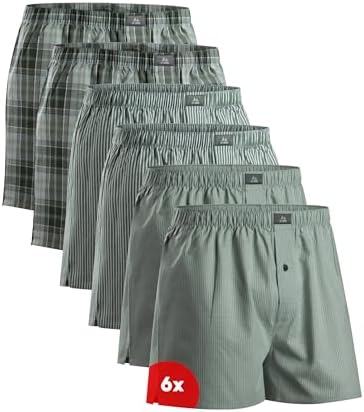 DANISH ENDURANCE American Boxershorts (4er | 6er Pack), 100% Bio-Baumwolle Herren Boxershorts, Weich, Atmungsaktiv, für Herren & Jungen