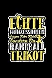 Handball Trikot: Notizblock & Notizheft A5 Blanko | Handballer Handballspielerin Frauen Geschenk | Damen Sprüche Lustig