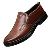 UOYHBTA Men's Business Shoes Non-Slip Elderly...