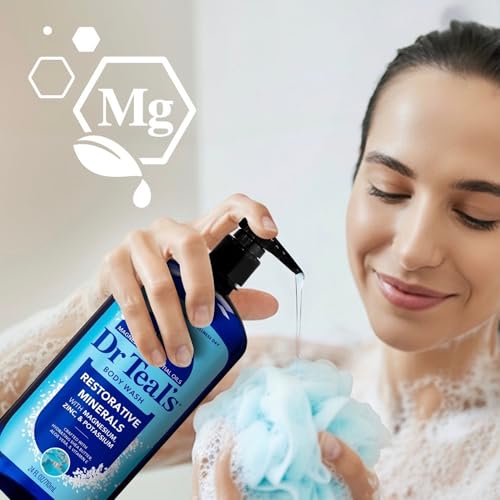 Dr Teal's Body Wash, Restorative Minerals with Magnesium, Zinc & Potassium (Body Wash Set of 2) - image 2