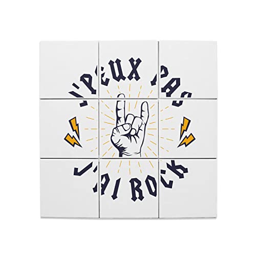 Carreaux Céramique Décoratif Musique 70's : Personnalisez Vos Murs Style Rock 60x60