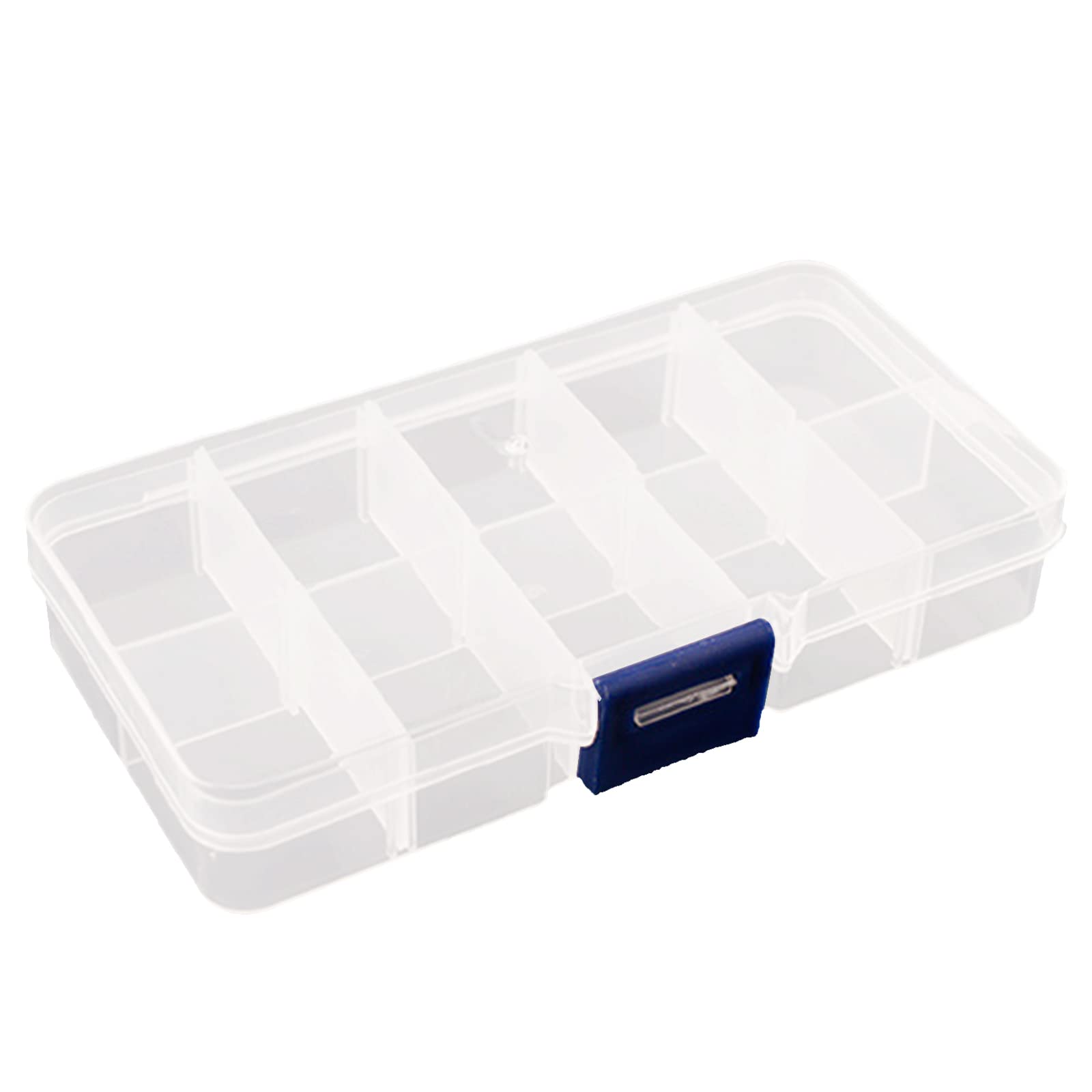 HZBB Multi Useful Transparent Storage Jewelry Box Compartment Adjustable Container Home Beads Earring Box Holder Storage Containers