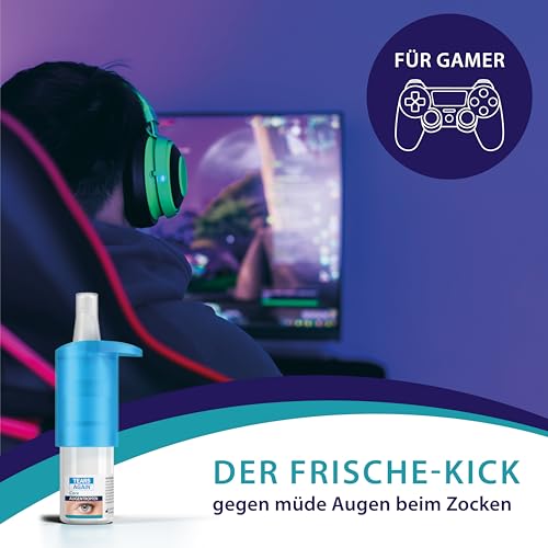 TEARS AGAIN Care Augentropfen Hyaluron 0,3% + Dexpanthenol, gegen trockene und brennende Augen, zur intensiven Befeuchtung der Augenoberfläche, ohne Konservierungsmittel