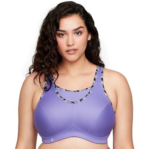 Image of Glamorise Women's Stretch Cotton Non-Wired Sports Bra