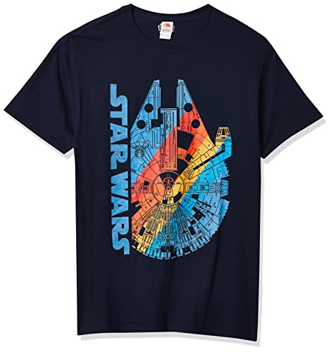 T-shirt Star Wars Millennium Falcon homme pour remplacer vos vieux hauts geek