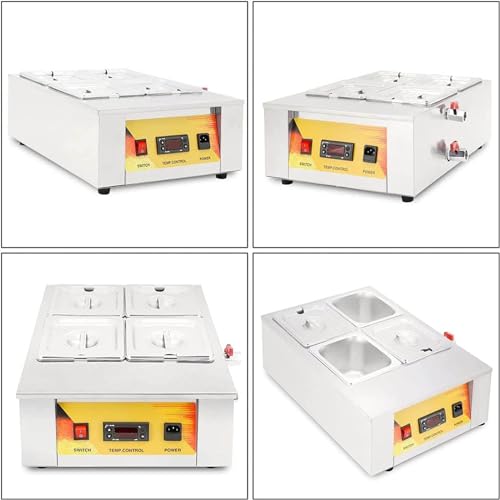 Olla eléctrica para derretir chocolate comercial miniatura 6